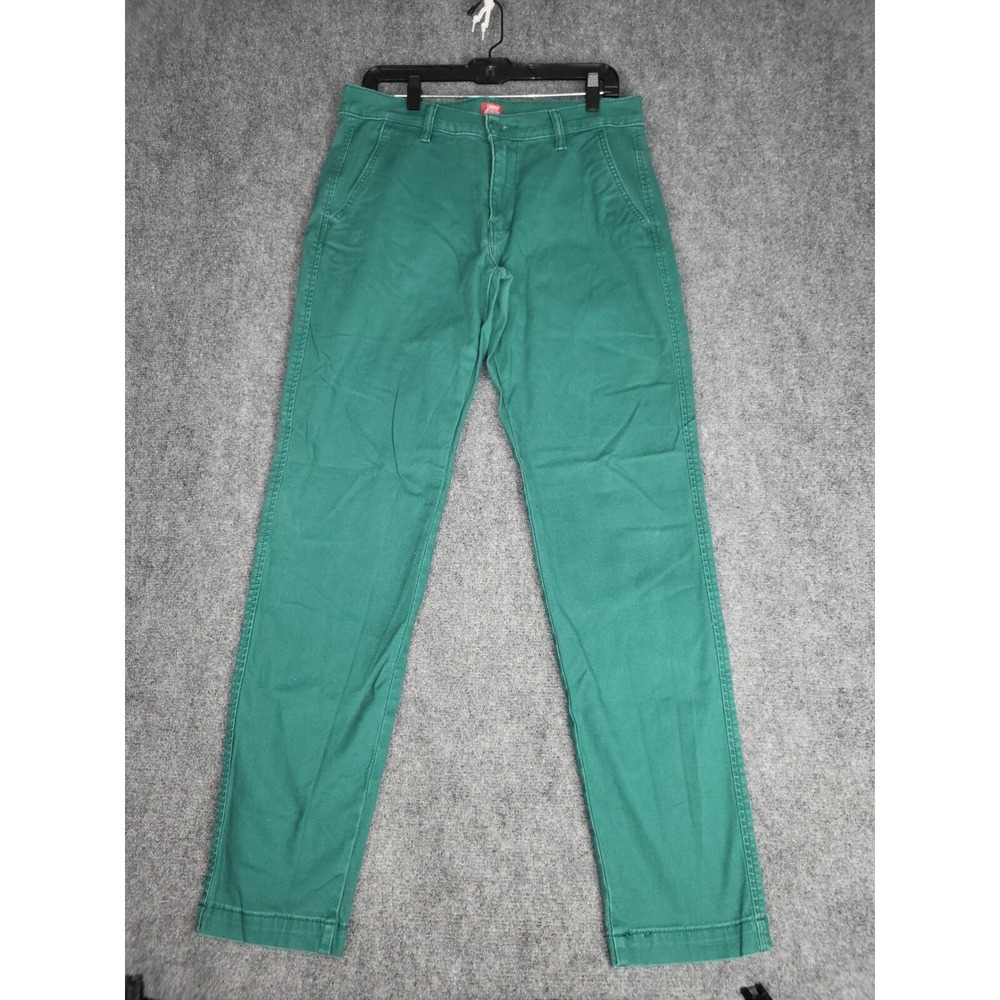 Levi's XX Chino Relaxed Taper Green Casual Pants Men's W32 L34 Classic Workwear